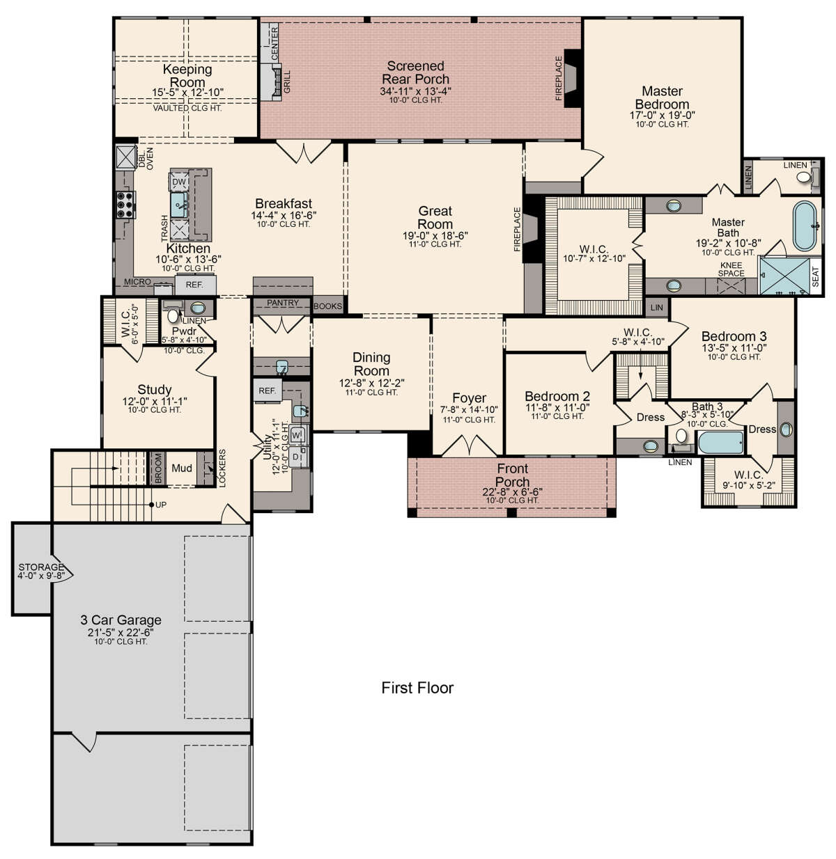 Main Floor  for House Plan #5995-00004