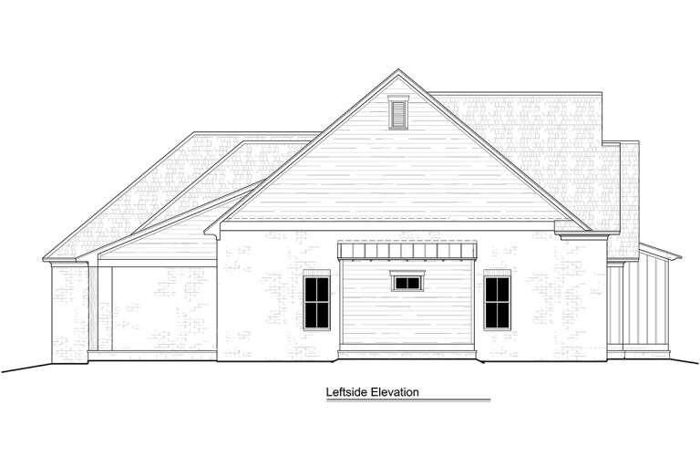 Modern Farmhouse House Plan #5995-00005 Elevation Photo