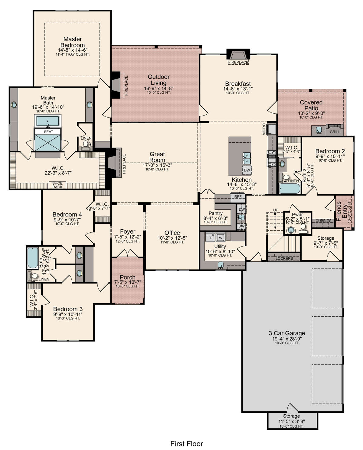 Main Floor  for House Plan #5995-00006