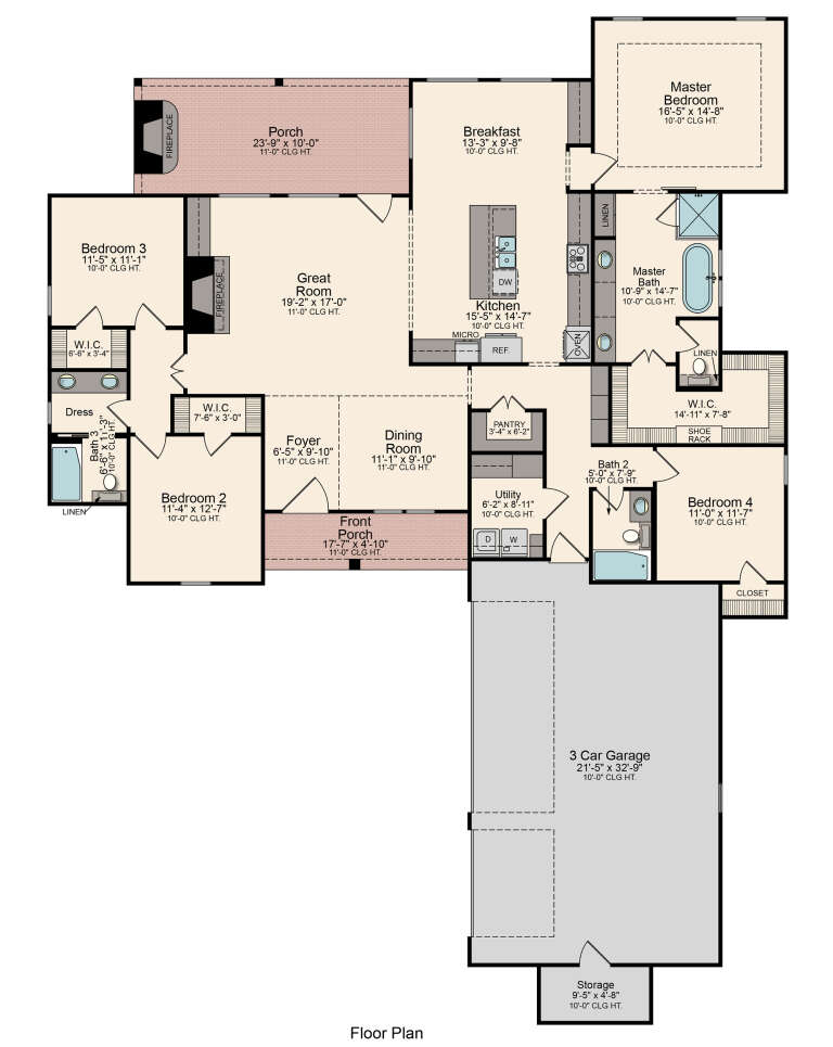 House Plan House Plan #27267 Drawing 1