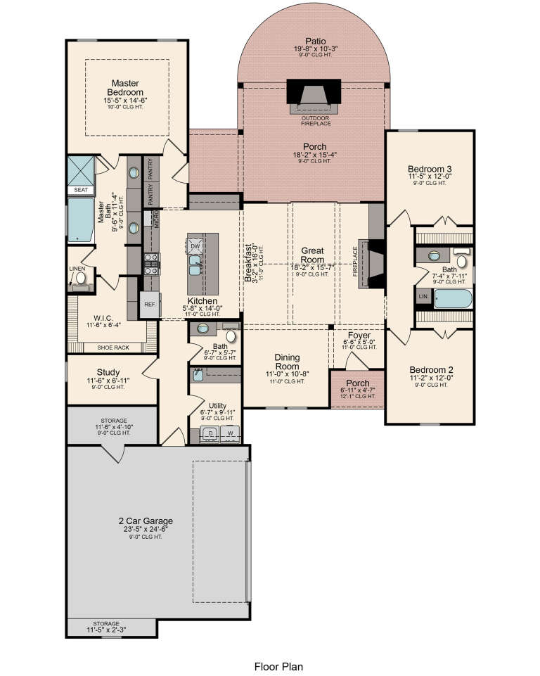 House Plan House Plan #27269 Drawing 1