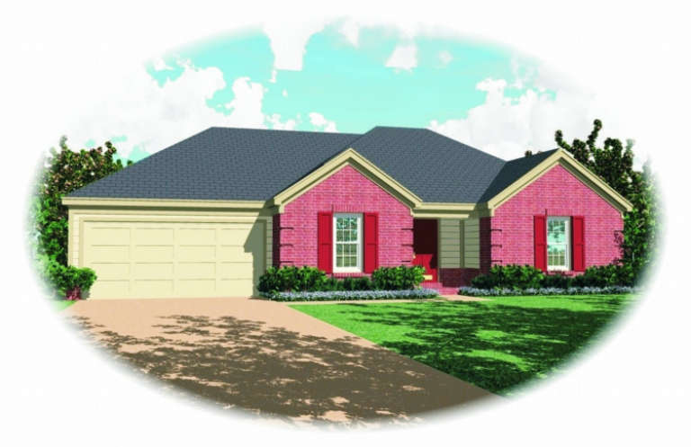 House Plan House Plan #2727 Front Elevation
