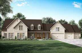 Modern Farmhouse House Plan #5995-00010 Elevation Photo
