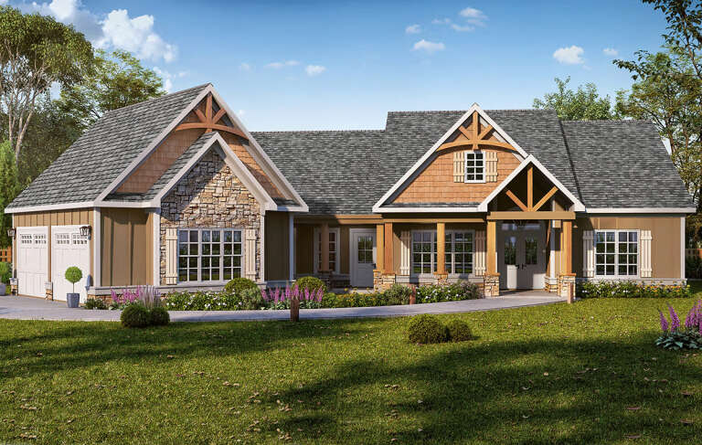 House Plan House Plan #27271 Front Elevation 