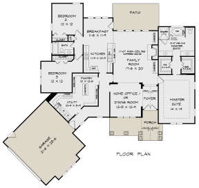 Main Floor  for House Plan #6082-00200