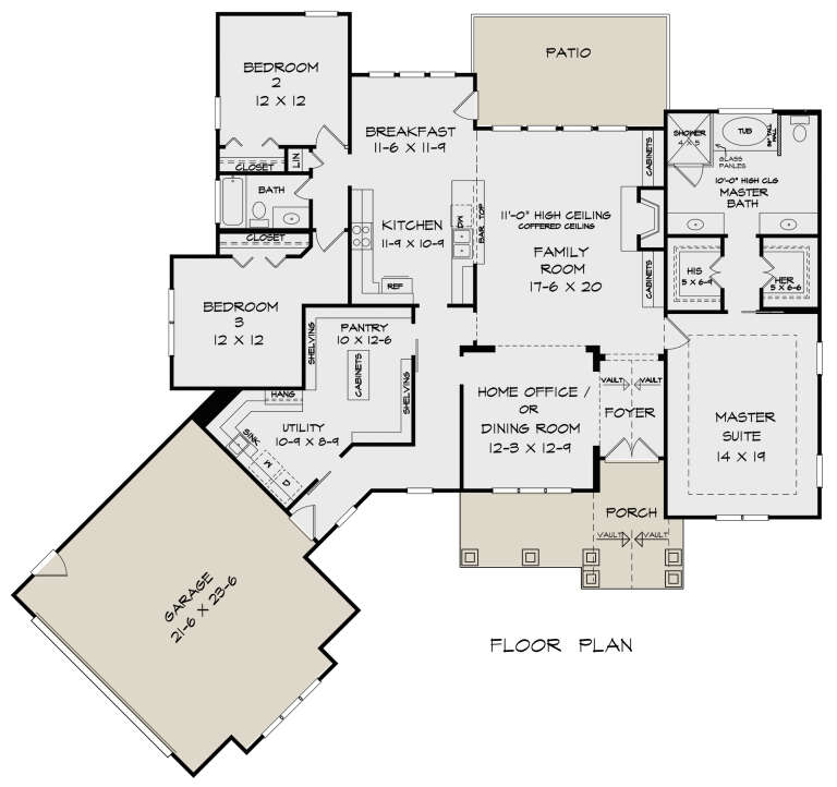 House Plan House Plan #27271 Drawing 1