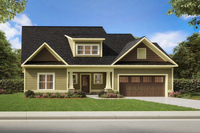 House Plan House Plan #27272 Front Elevation 