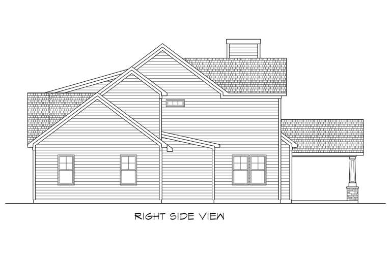 Craftsman House Plan #6082-00201 Elevation Photo
