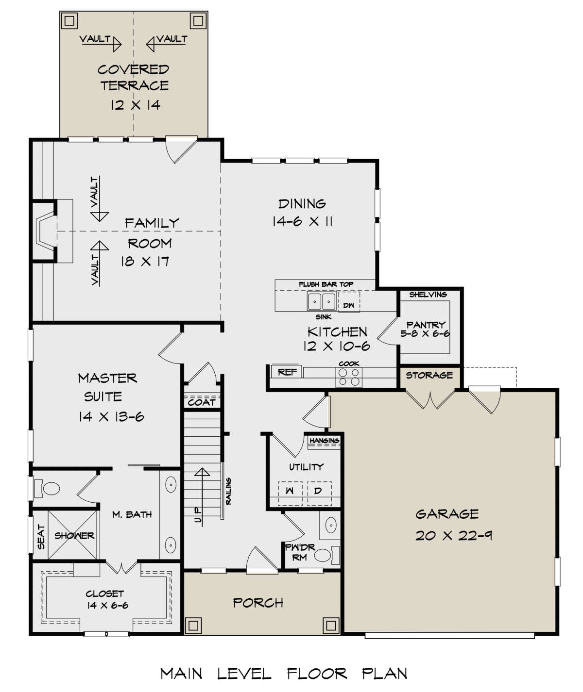 Main Floor  for House Plan #6082-00201