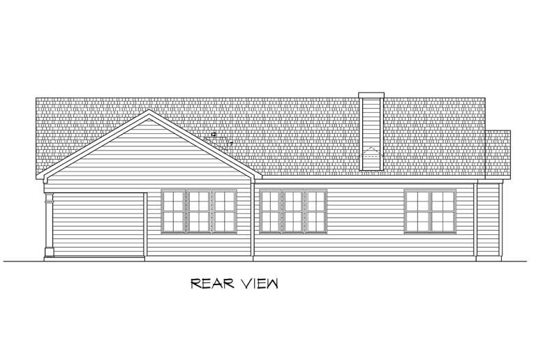 Craftsman House Plan #6082-00202 Elevation Photo