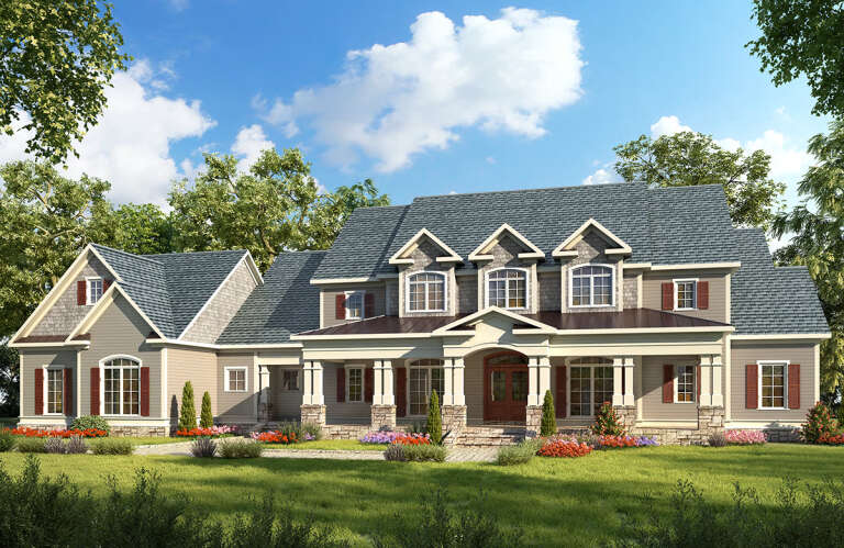 House Plan House Plan #27274 Front Elevation 