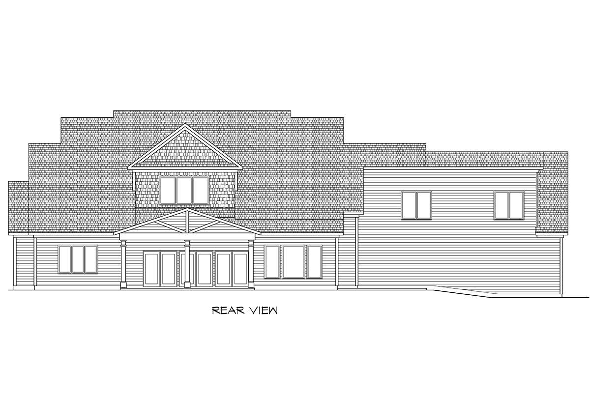 Craftsman House Plan #6082-00203 Elevation Photo