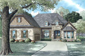 French Country House Plan #110-01106 Elevation Photo