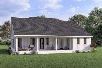 Modern Farmhouse House Plan #041-00281 Elevation Photo