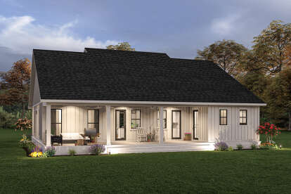 Modern Farmhouse House Plan #041-00281 Elevation Photo