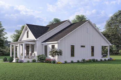 Modern Farmhouse House Plan #041-00281 Elevation Photo