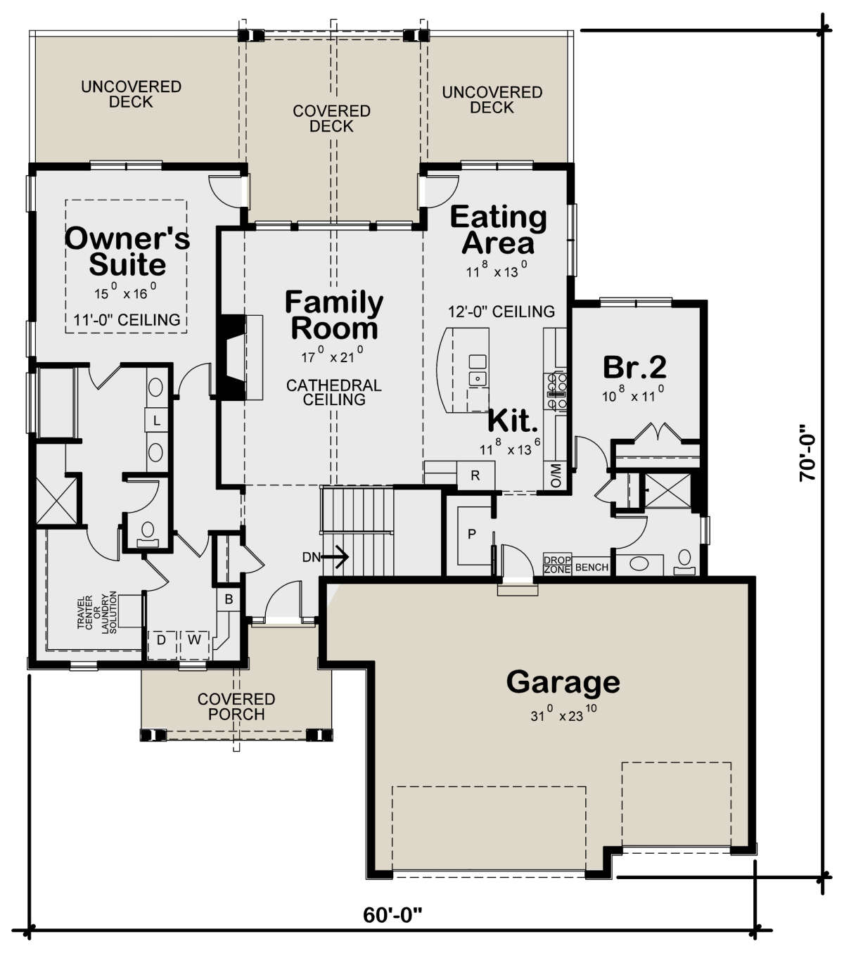 Main Floor  for House Plan #402-01742