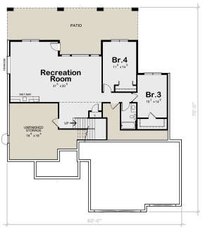 Basement for House Plan #402-01742