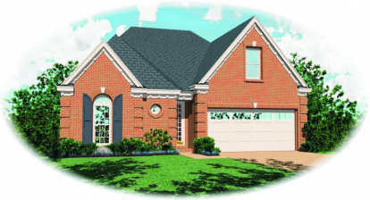3 Bed, 2 Bath, 1809 Square Foot House Plan - #053-00396
