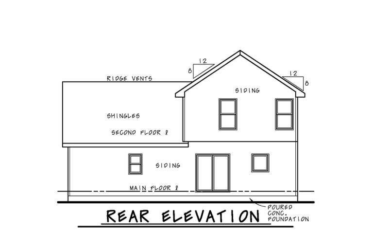 Traditional House Plan #402-01743 Elevation Photo