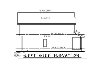 Traditional House Plan #402-01743 Elevation Photo