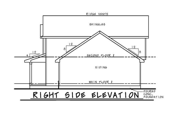 Traditional House Plan #402-01743 Elevation Photo