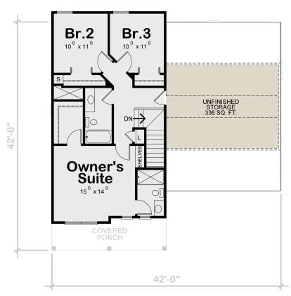 Second Floor for House Plan #402-01743