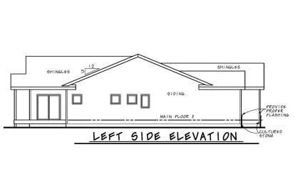 Modern Farmhouse House Plan #402-01744 Elevation Photo