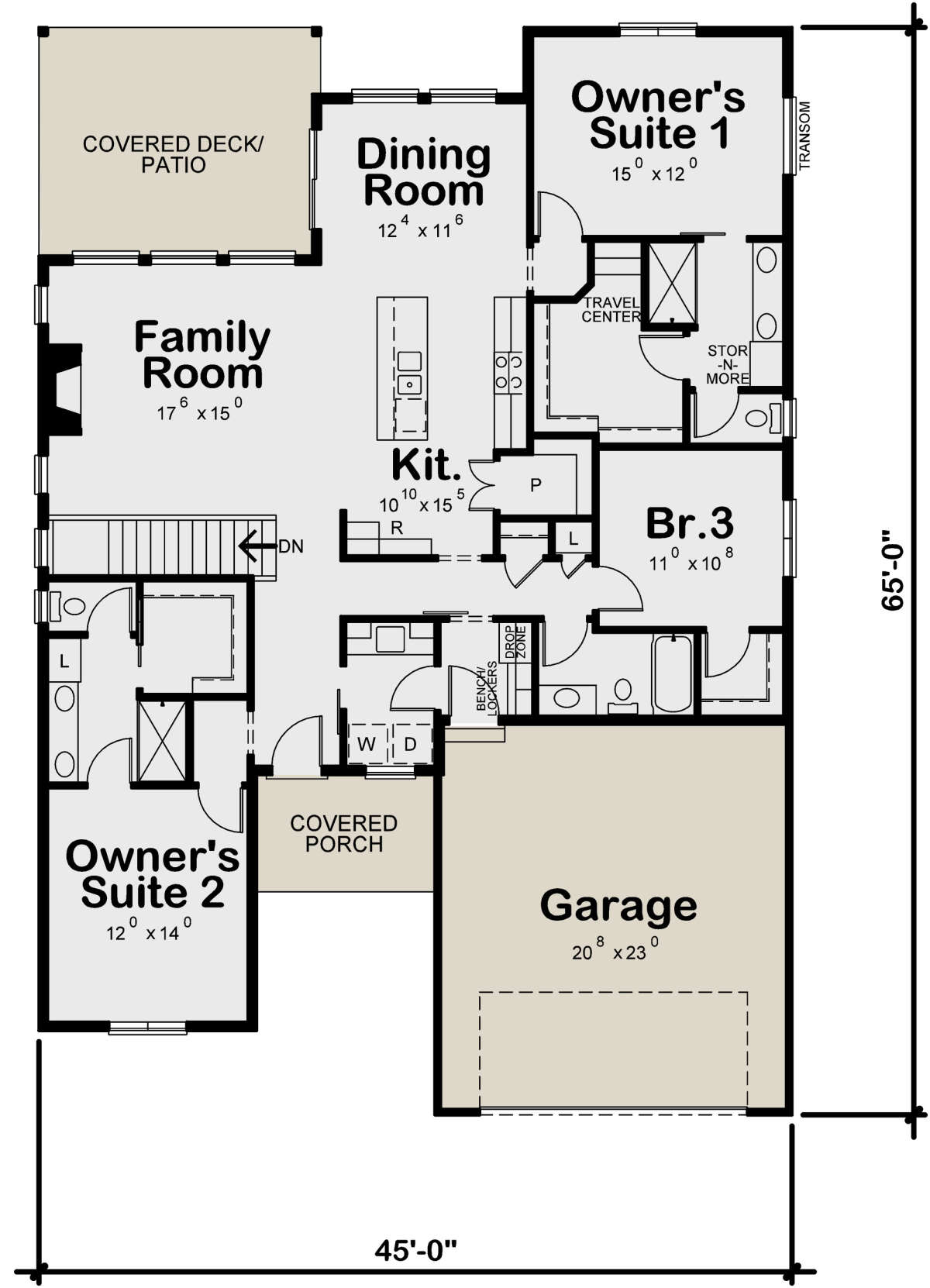 Main Floor  for House Plan #402-01744