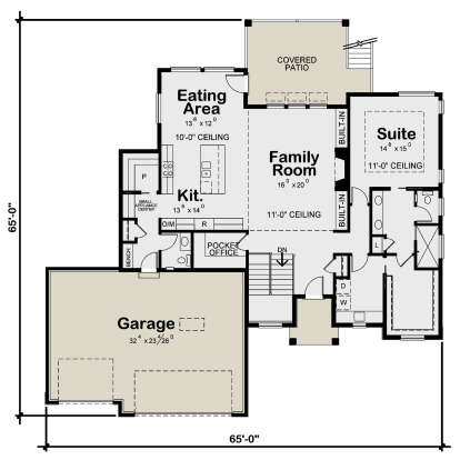 Main Floor  for House Plan #402-01745