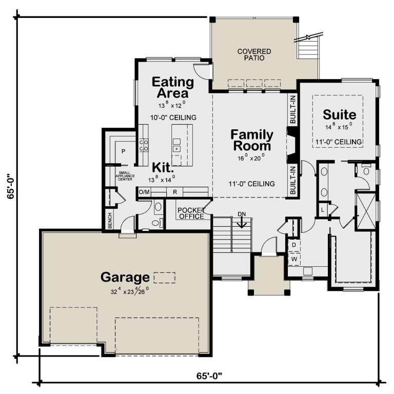 House Plan House Plan #27282 Drawing 1