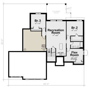Basement for House Plan #402-01745