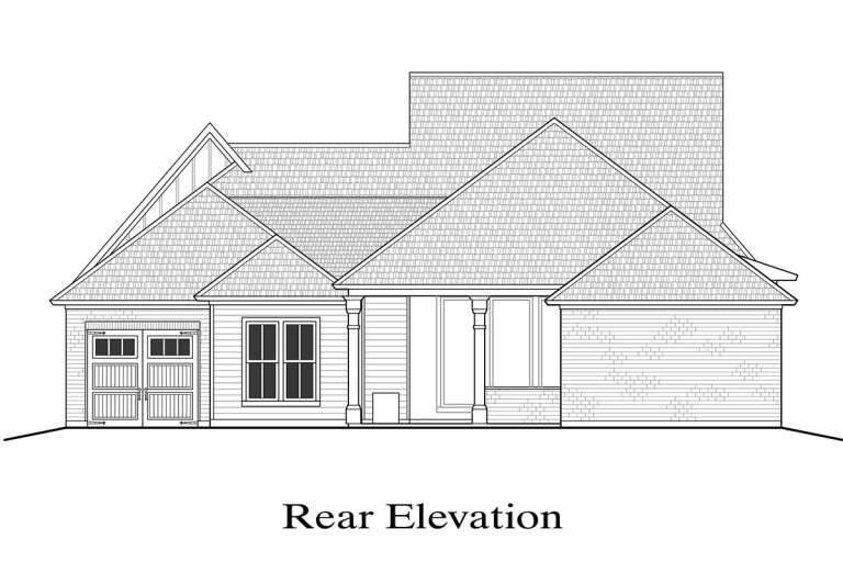Modern Farmhouse House Plan #7516-00062 Elevation Photo