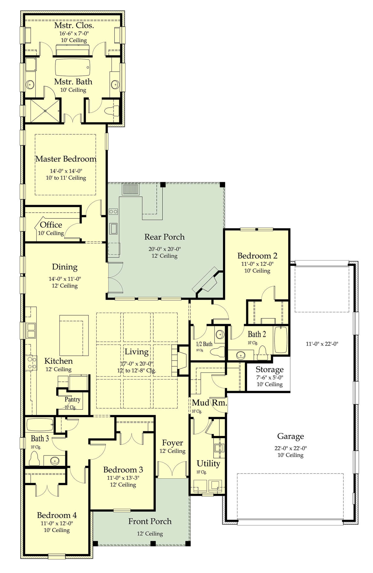 Main Floor  for House Plan #7516-00062