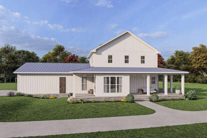 Modern Farmhouse House Plan #041-00282 Elevation Photo