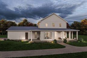 Modern Farmhouse House Plan #041-00282 Elevation Photo