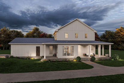 Modern Farmhouse House Plan #041-00282 Elevation Photo