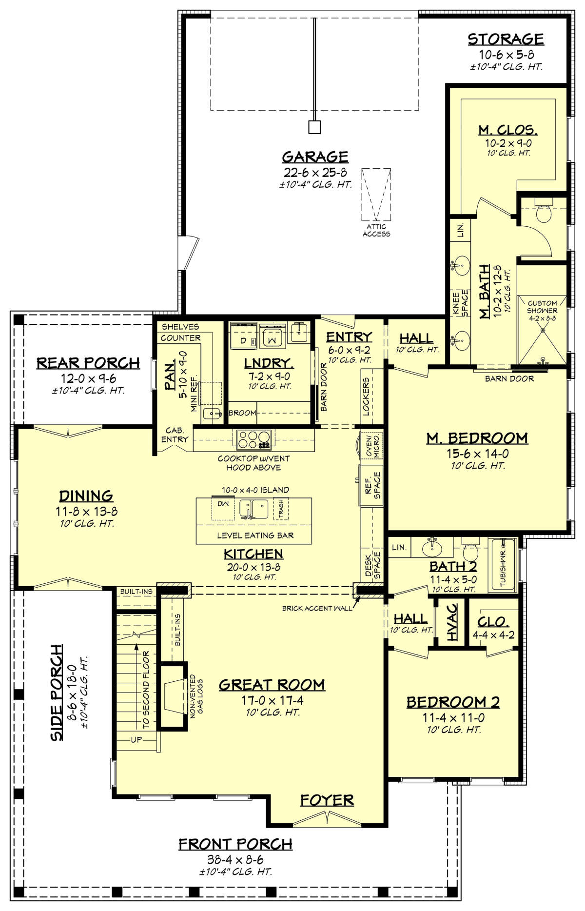Main Floor  for House Plan #041-00282