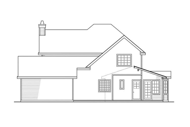 Country House Plan #035-01017 Elevation Photo