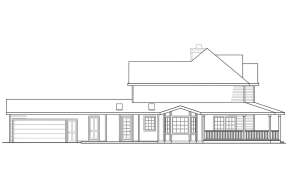 Country House Plan #035-01017 Elevation Photo