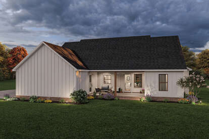 Modern Farmhouse House Plan #4534-00079 Elevation Photo