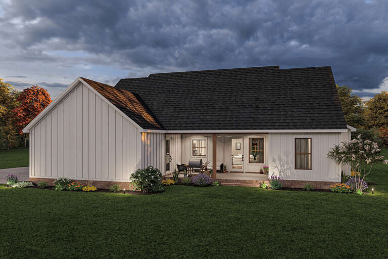 Modern Farmhouse House Plan #4534-00079 Elevation Photo