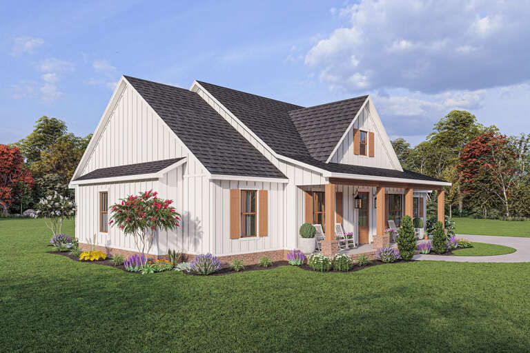 Modern Farmhouse House Plan #4534-00079 Elevation Photo