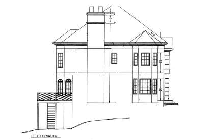 Traditional House Plan #4195-00046 Elevation Photo