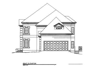 Traditional House Plan #4195-00046 Elevation Photo