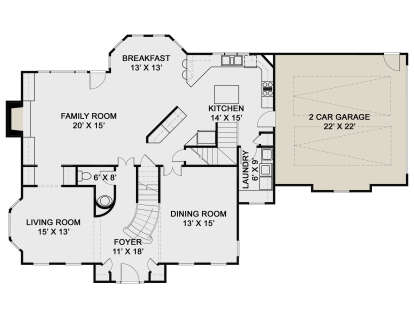 House Plan House Plan #27289 Drawing 1