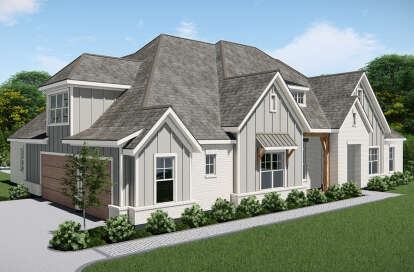 Modern Farmhouse House Plan #3571-00020 Elevation Photo