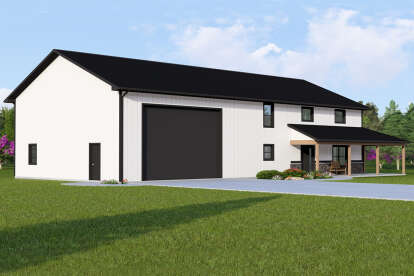 Barn House Plan #5032-00156 Elevation Photo