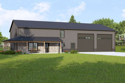 Barn House Plan #5032-00157 Elevation Photo