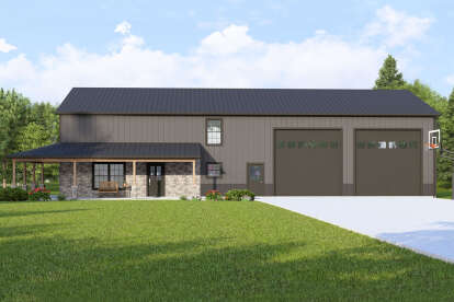 Barn House Plan #5032-00157 Elevation Photo